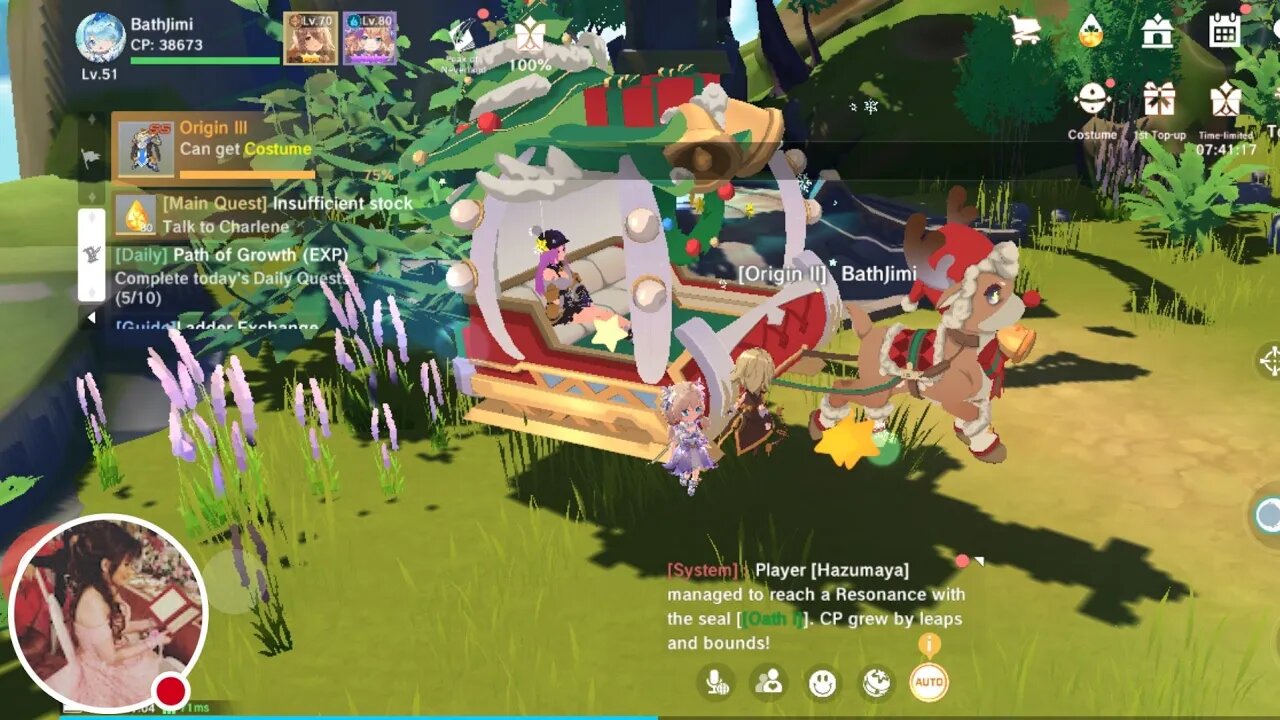 FRANSISCA TV LIVE LEGEND OF NEVERLAND LEVEL 51 FLOWER FAIRY