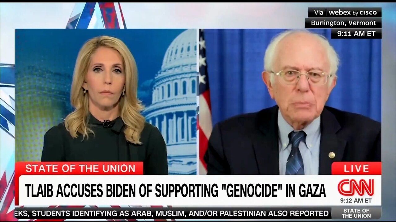 Bernie Sanders Refuses to Condemn Anti-semite Rashida Tlaib