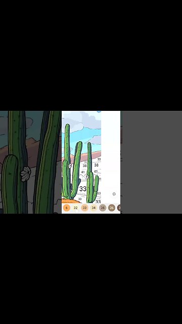 Color by number - 🌵🦊