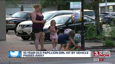 Memorial made for Papillion girl hit by car