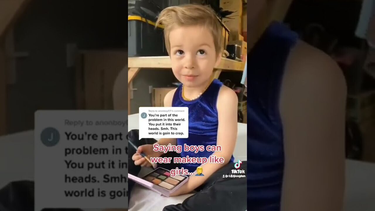 Woman TEACHES Son New Age and that DRESSING Like A GIRL Is Ok!