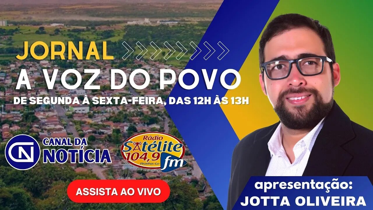 [AO VIVO] JORNAL A VOZ DO POVO - 15/03/2023 I ÀS 12H
