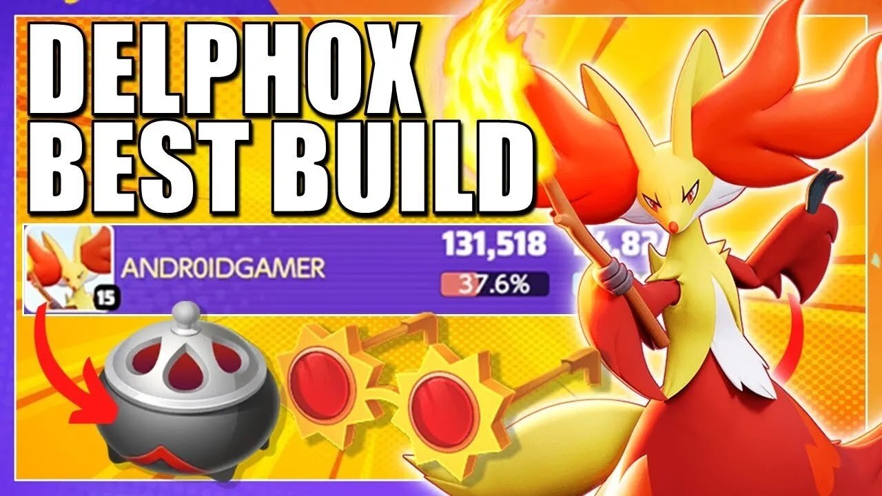 Delphox Destroys the Enemies with these Items | Pokémon Unite