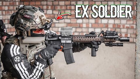 Ex British Soldier Tries Airsoft And DESTROYS EVERYONE! 😱