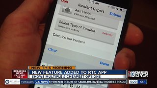 RTC adds new security, trip planning app features