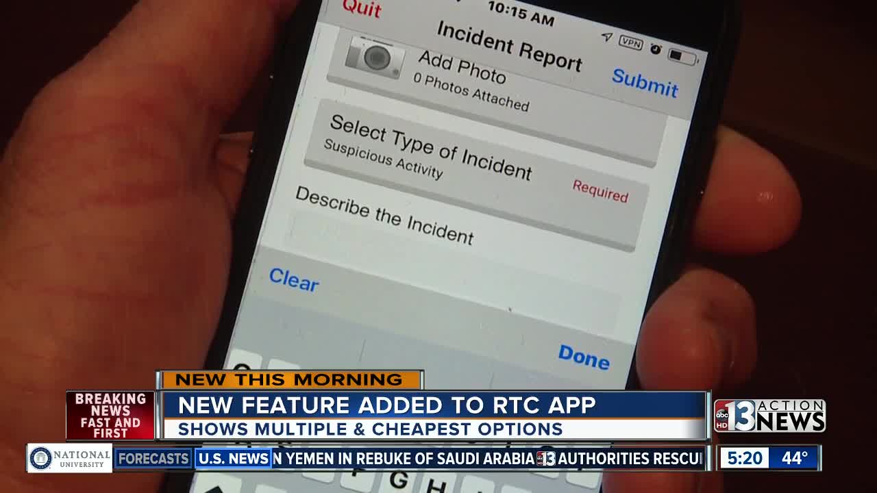 RTC adds new security, trip planning app features