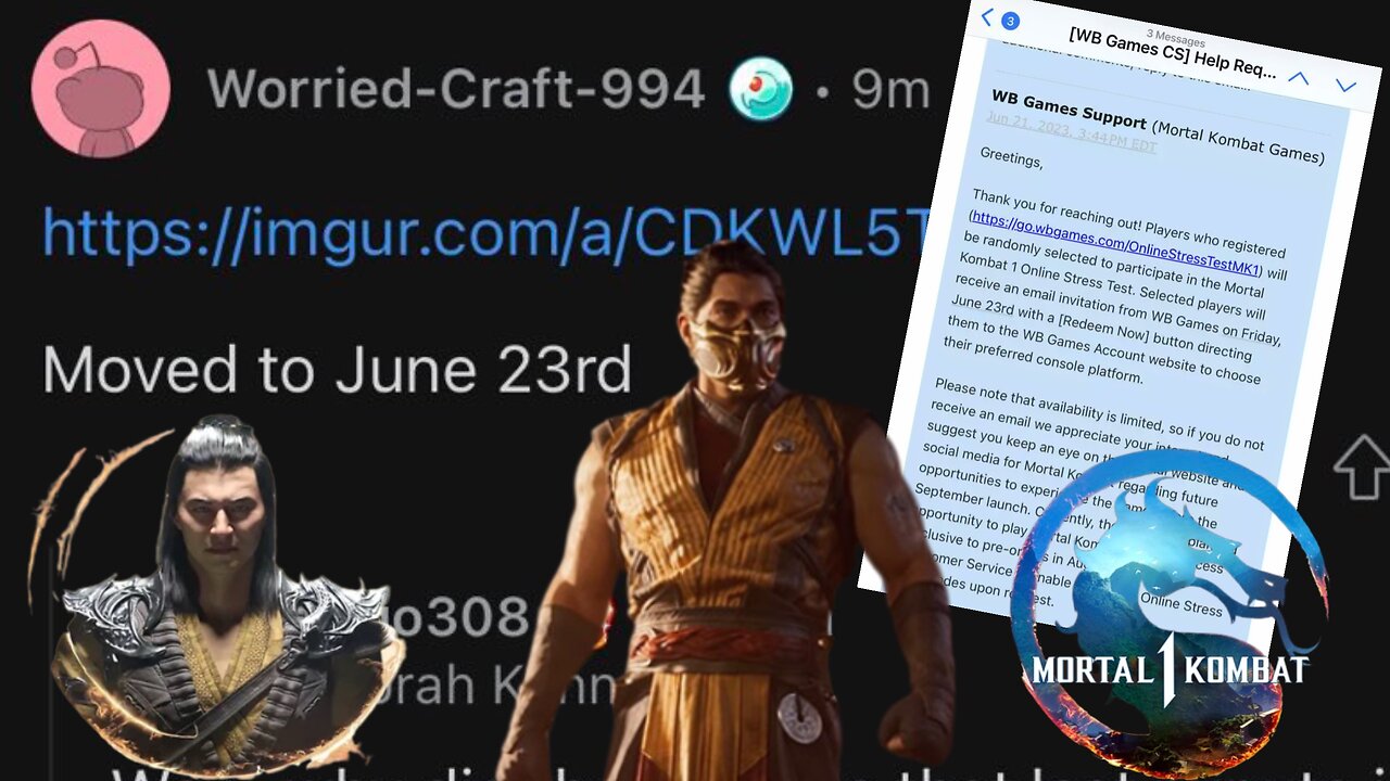 Mortal Kombat 1 Stress Test Invites Moved To Friday & Bigger Content Creators Already Have A Code