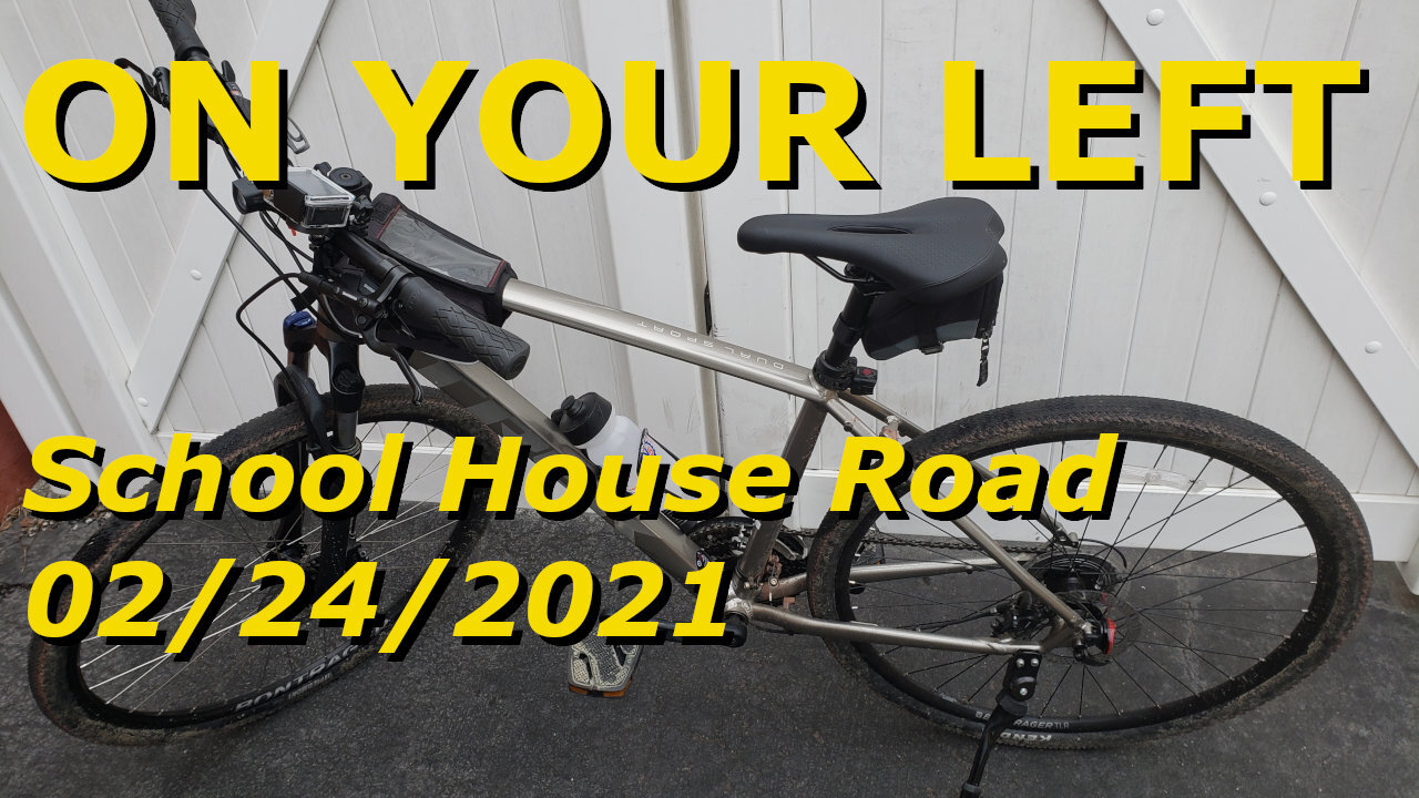 Ride on School House Road (and Elizabeth Ave)