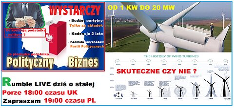 Brednie lewaków i prawaków, czyli energia kinetyki wiatru