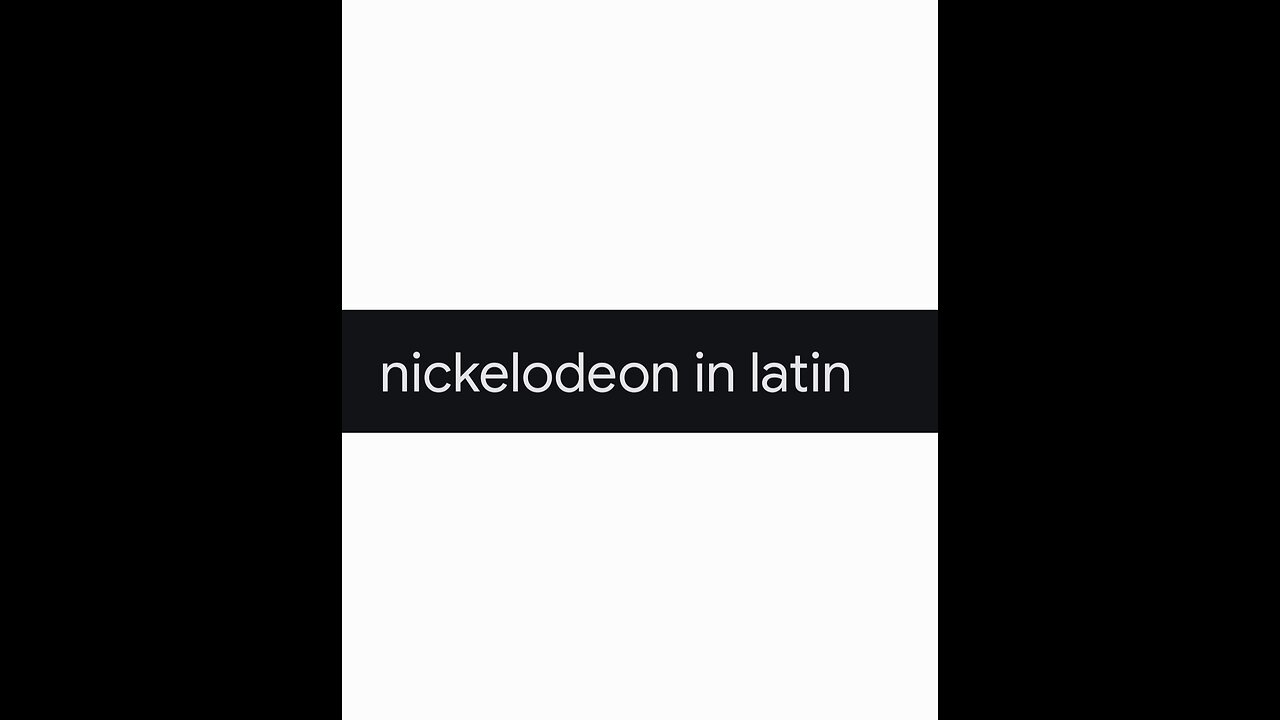 Nickelodeon in Latin