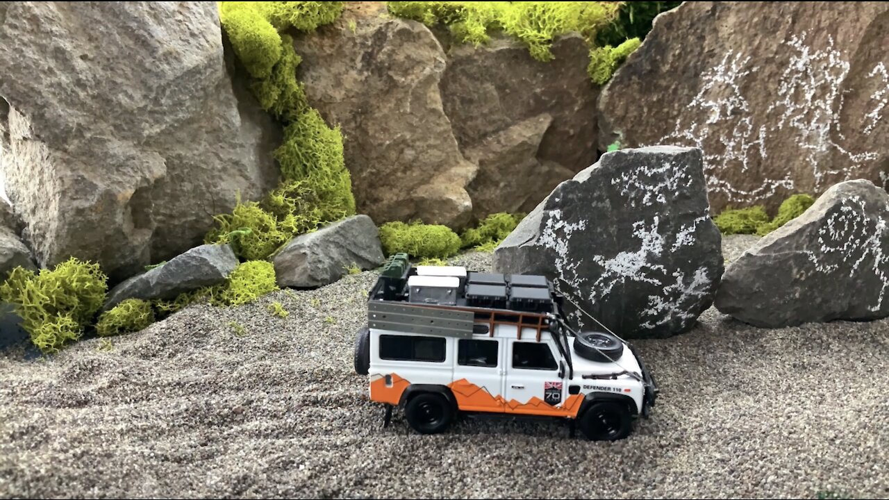 Master Land Rover Defender 110 Review and Stop Motion Movie Part 2