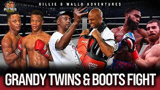 JARON "BOOTS" ENNIS FIGHT NIGHT & GRANDY TWINS GYM SESSION