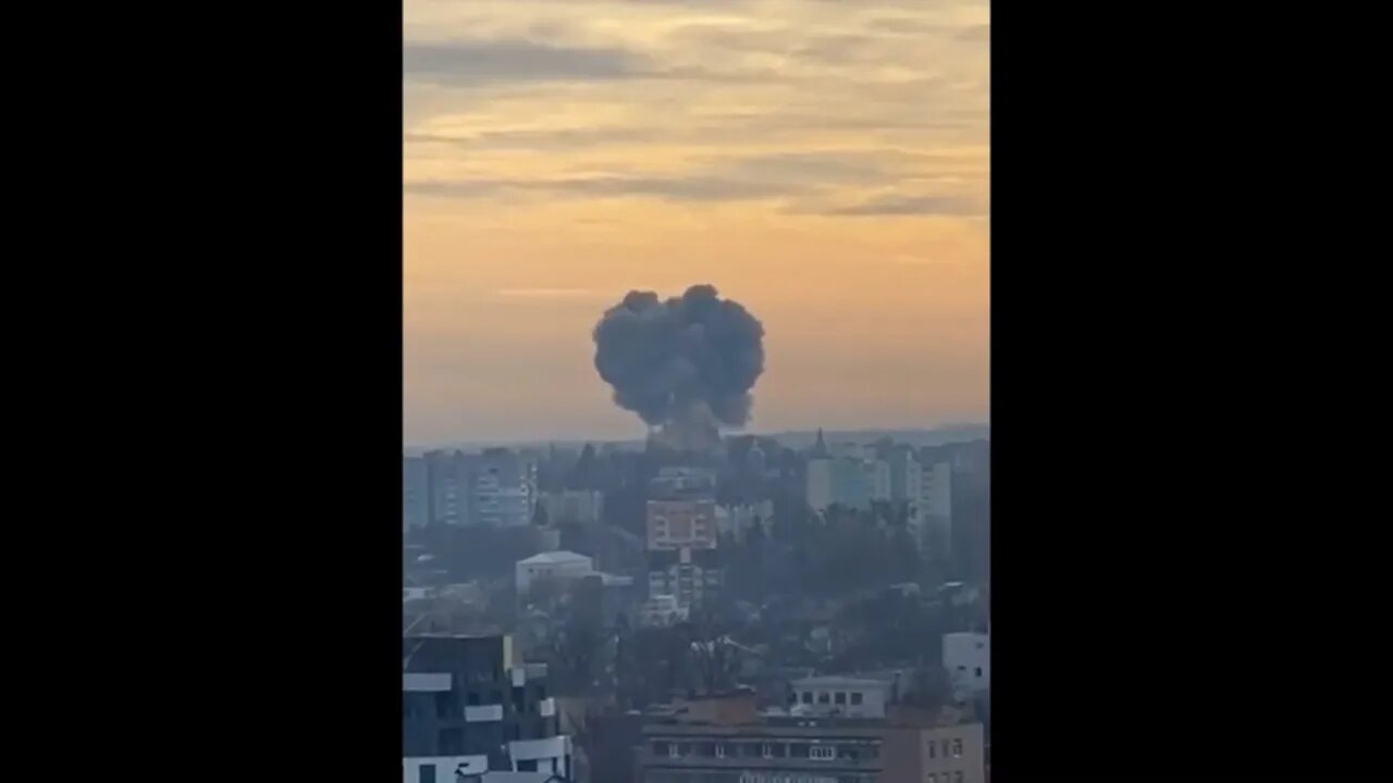 Missile strike in Khmelnitsky Ukraine