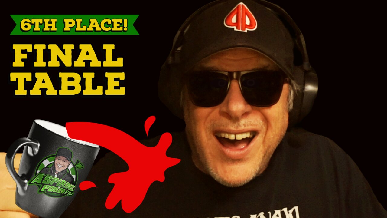 TOURNAMENT CHIP LEADER TO 6TH PLACE FINISH: Poker Vlogger final table highlights and poker strategy