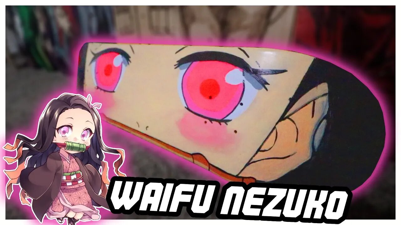 How I Made the BEST ANIME SKATEBOARD! | Deck Design: Making Waifu Nezuko from Demon Slayer