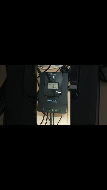 charge controller on the self sustaining work trailer #farmstead #thefreeamerican #solar #renogy