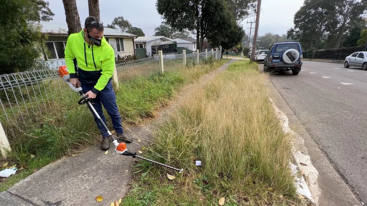 I HAD to stop and clean up this filthy OVERGROWN pathway with EXCESSIVE detail.