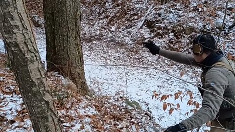 One-Hand Shooting Hanging from a Rope !