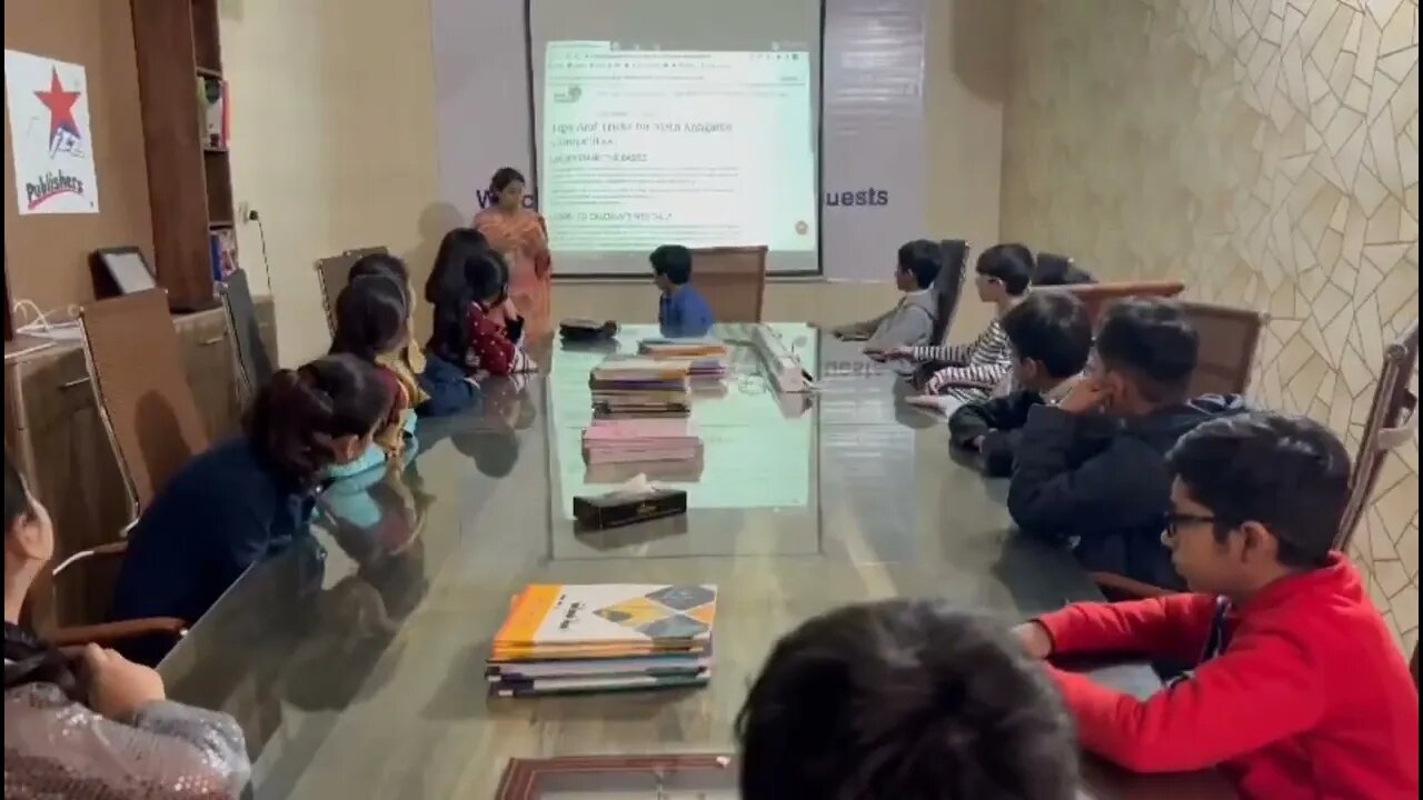 Students are being informed about the Kangaroo Test
