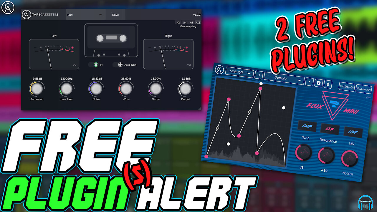 FREE PLUGIN ALERT - Caelum Audio TAPE CASSETTE 2 & FLUX MINI