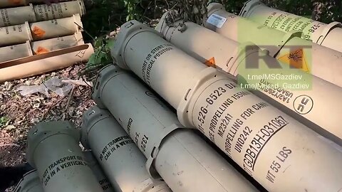 ‼️👌При бегстве ВСУ бросили целый арсенал снарядов и пороха, которые им везут самолётами из США