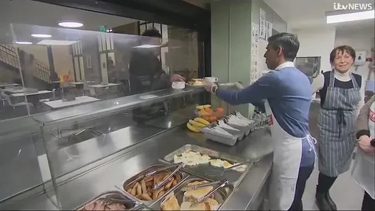 Rishi Sunak Asks Homeless Person If They “Work In Business” At Shelter