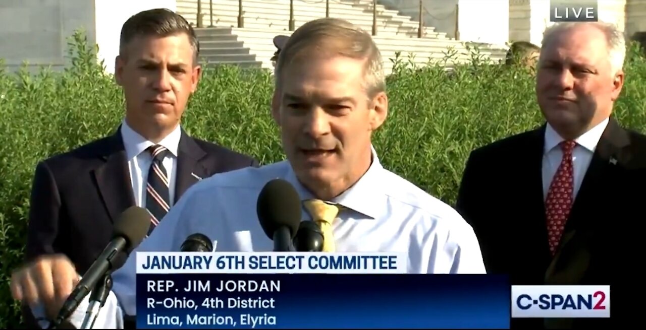 Rep Jordan: Why Don't Dems Want To Get To The Truth About January 6?