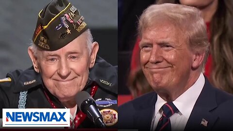 WWII vet tells Trump he'd 'reenlist today' for him, talks 'attitude that saved the free world' | RNC
