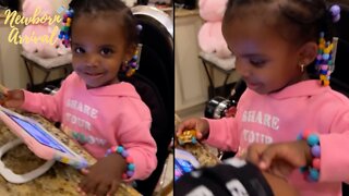 Kandi Burruss Daughter Blaze Does NOT Want Mommy Blocking Her Ipad! 🤨