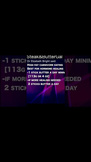 Bell: Steak and Butter Gal: Ground beef, eggs & butter: a great meal for healing hormones #shorts