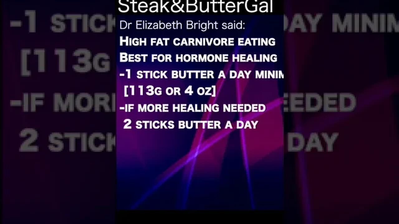 Bell: Steak and Butter Gal: Ground beef, eggs & butter: a great meal for healing hormones #shorts