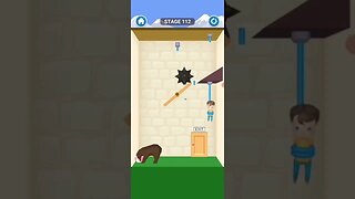 rescue cut rope puzzle 😎 #shorts