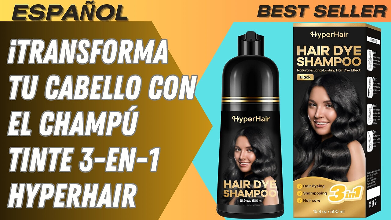 ¡Transforma Tu Cabello con el Champú Tinte 3-en-1 HyperHair "Ventajas y Desventajas"