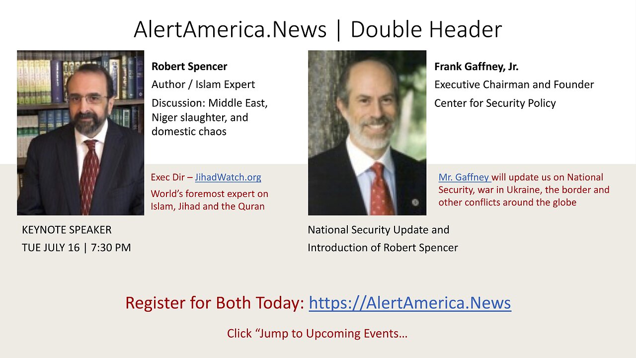 AlertAmerica.News Presents Author Robert Spencer