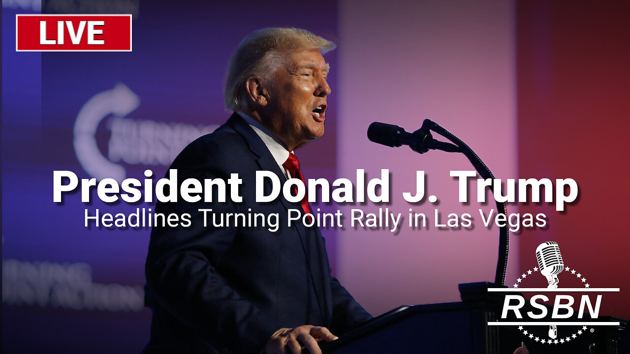 LIVE REPLAY: President Trump Headlines Turning Point Rally in Las Vegas - 10/24/24