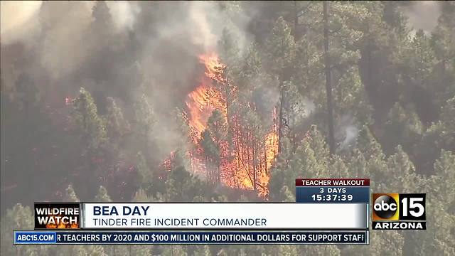 Residents are feeling the impact from the Tinder wildfire