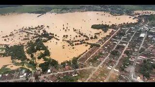 ALERT: after a large storm, many cities in Brazil are under water