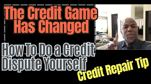 Credit Repair Tip_ A simple explanation of how to do a credit dispute yourself...