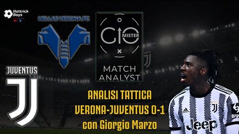 VERONA JUVENTUS ANALISI TATTICA con Giorgio Marzo