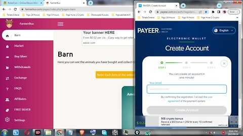 How To Make Money For Free Claiming Free Faucet Daily At FarmerBux Withdraw At Payeer