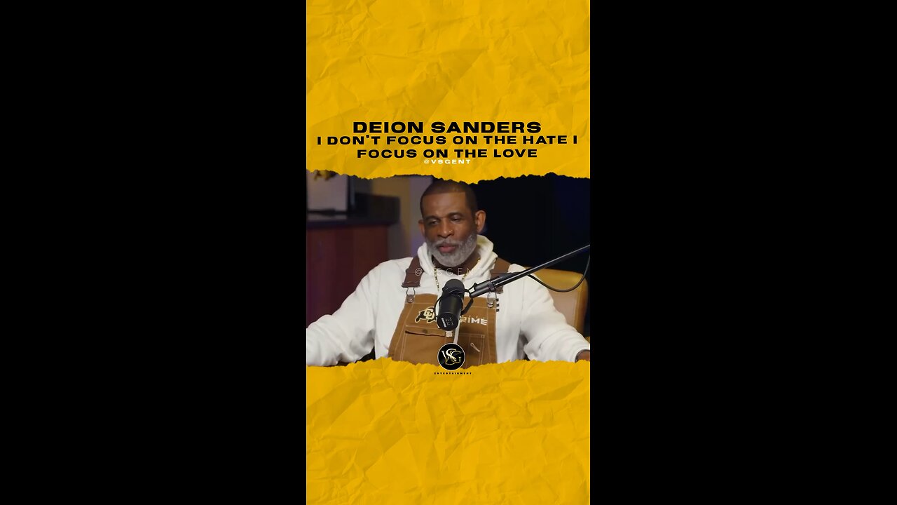 @deionsanders I don’t focus on the hate I focus on the love