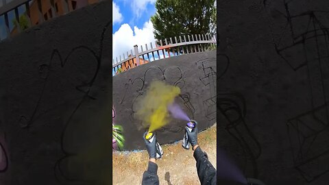 GRAFFITI NEON LETTER C 👀😳 #graffiti #graffitiart #shorts