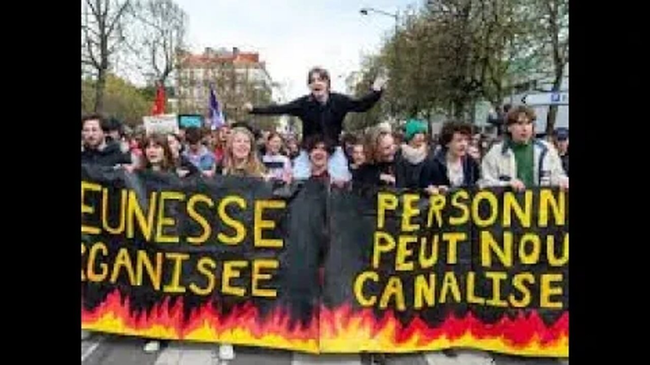 petite manif à Rennes du Mardi 23 Mai 2023 vidéo 1