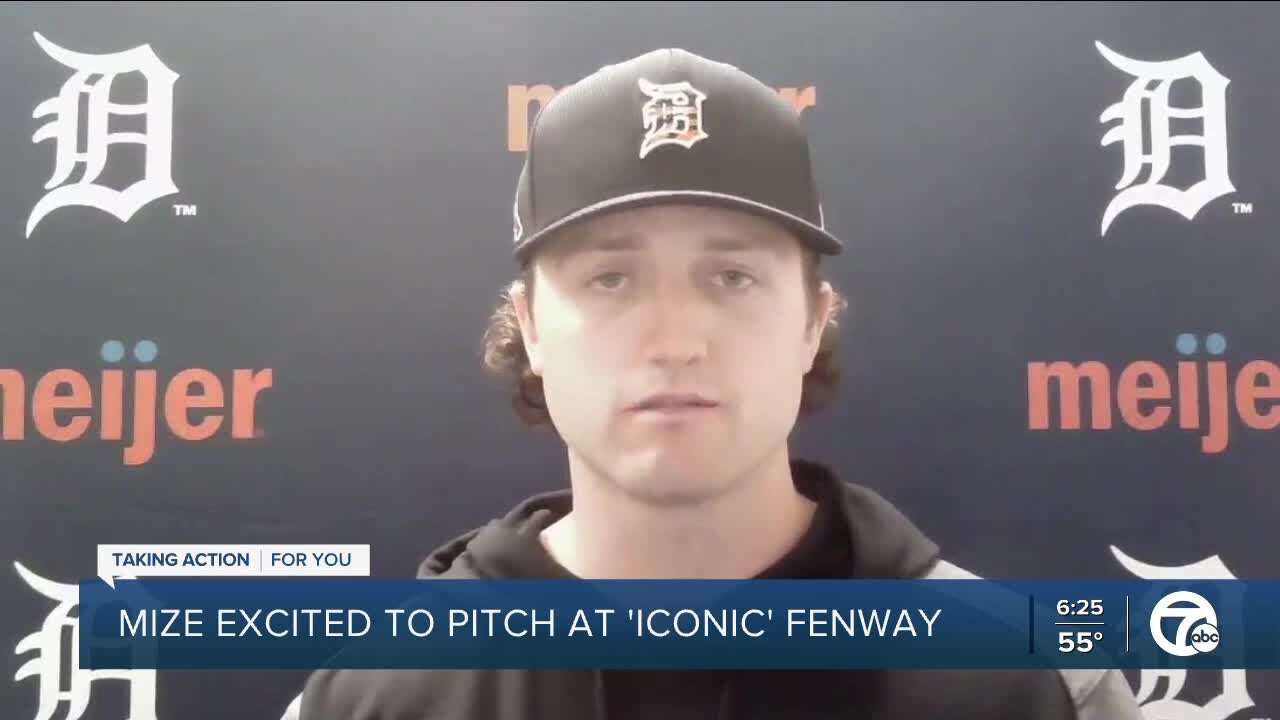 Casey Mize excited to pitch at 'iconic' Fenway Park