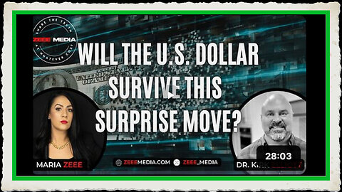 Will the U.S. Dollar Survive This Surprise Move - Dr. Kirk Elliott