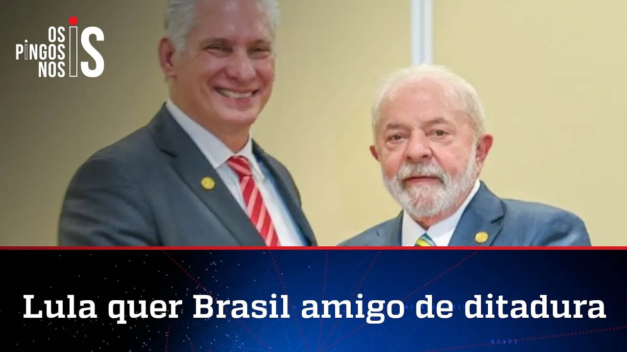 Lula se encontra com ditador de Cuba e fala em retomar relações