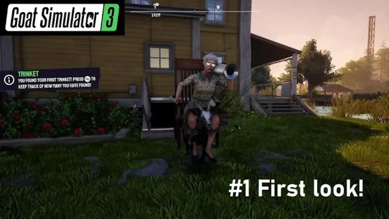 Goat Simulator 3: #1 First look! (no commentary)