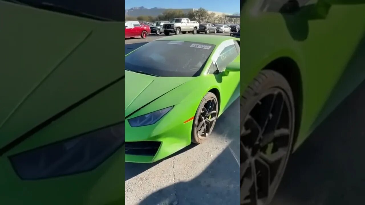 The $8500 Lamborghini Huracan #shorts #huracan #copart