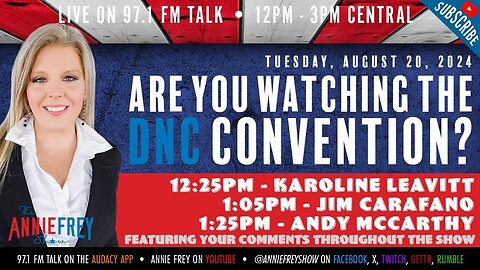 POLL: Are YOU watching the DNC Convention?