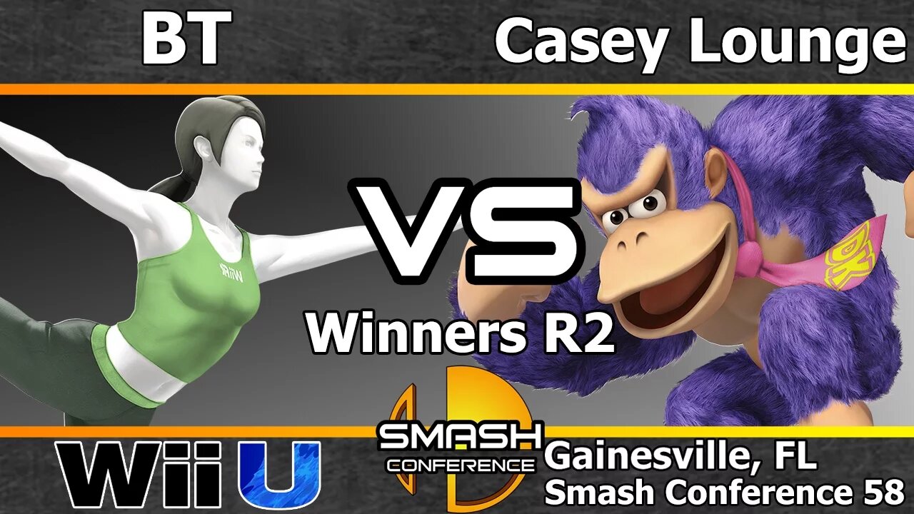BT (Wii Fit) vs. Casey Lounge (Donkey Kong) - Winners R2 - SC59